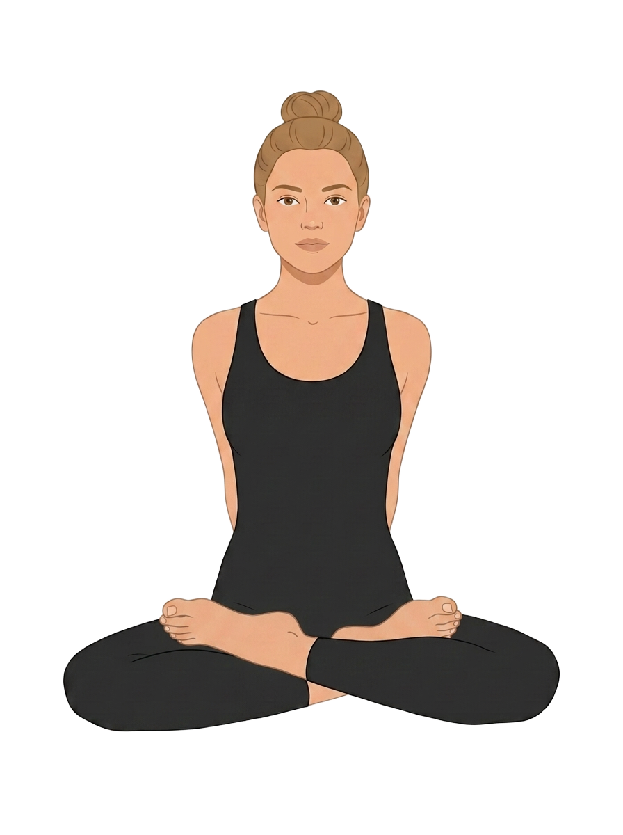 Illustration of chest opener stretch